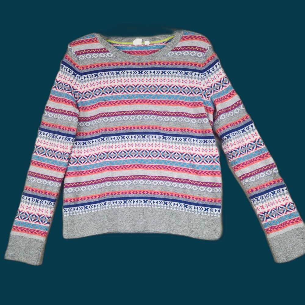 Gap Women's Winter Merino Wool Sweater Size L Kidcore Colquette Preppy Retro